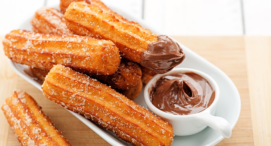 Churros con Chocolate
